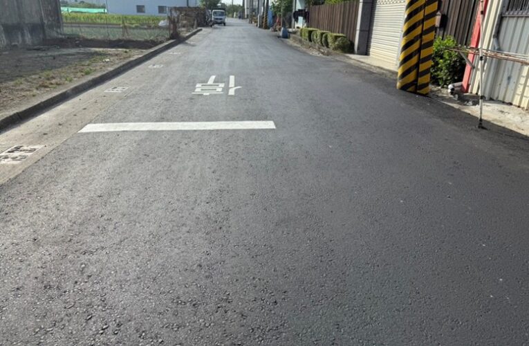 梓官信義路積水有解 水利局新設側溝強化排水系統完工