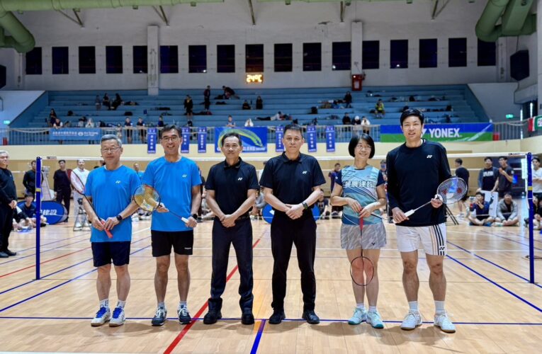 第七屆晨禎盃羽球公開賽開幕　64支企業隊伍於中興大學展開競賽