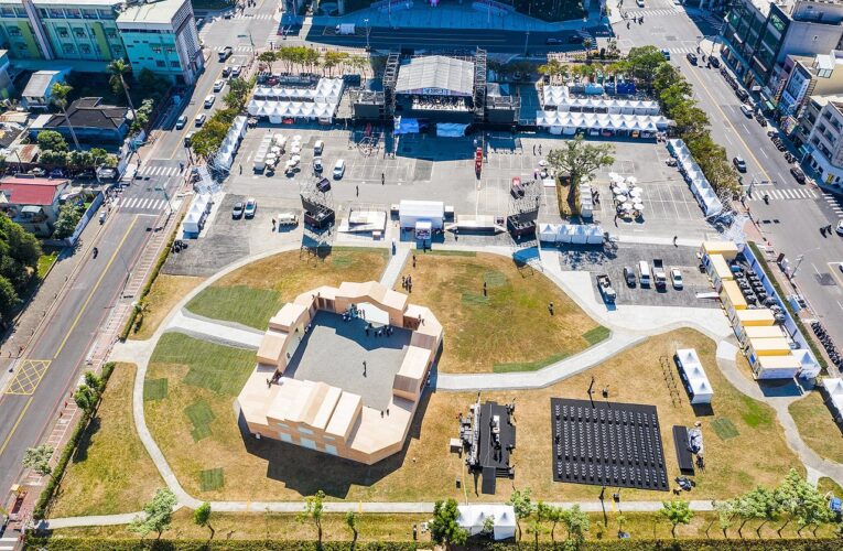 採全木構工法打造　嘉義市城市博覽會永續願景館亮相