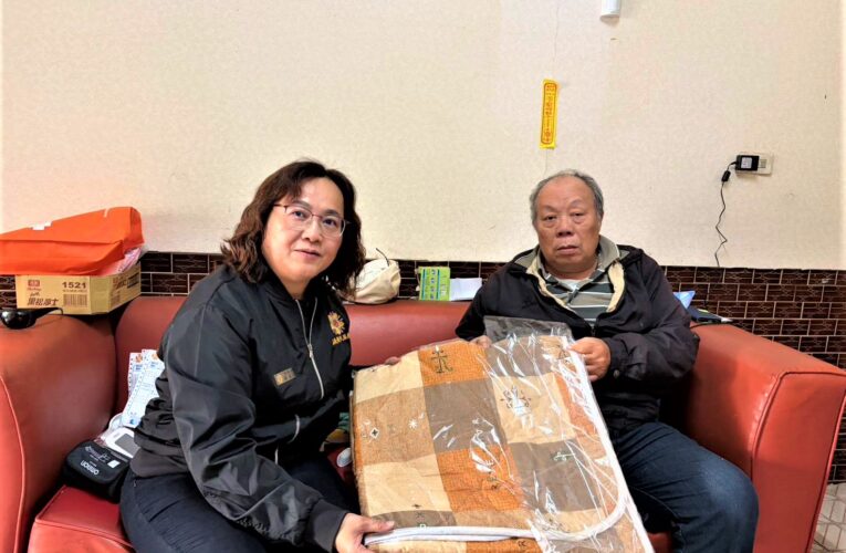 加強防寒宣導　嘉榮服處關懷高風險獨居榮民眷