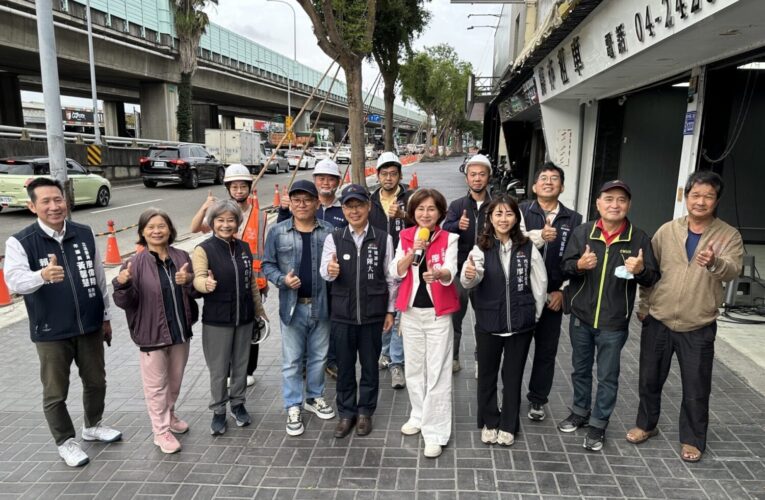 用路人注意！　西屯區環中路12/24起分段夜間燙平　台74線閘道同步交通管制