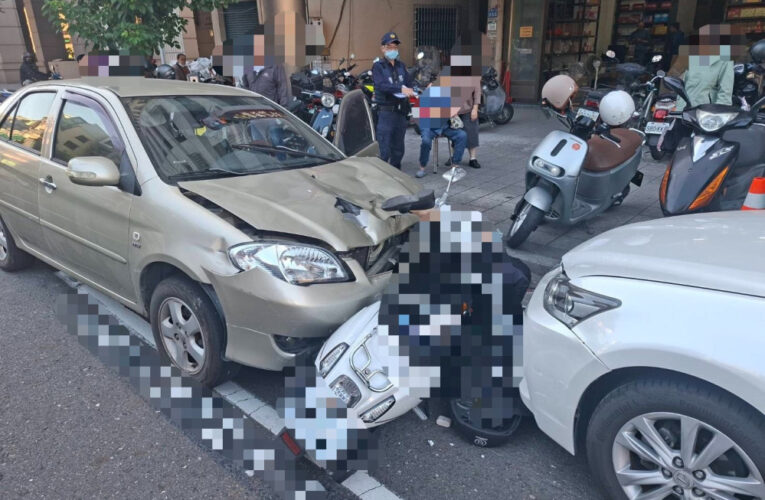 建國三路不明原因逆向衝撞釀1死1傷   肇責仍待鑑定分析