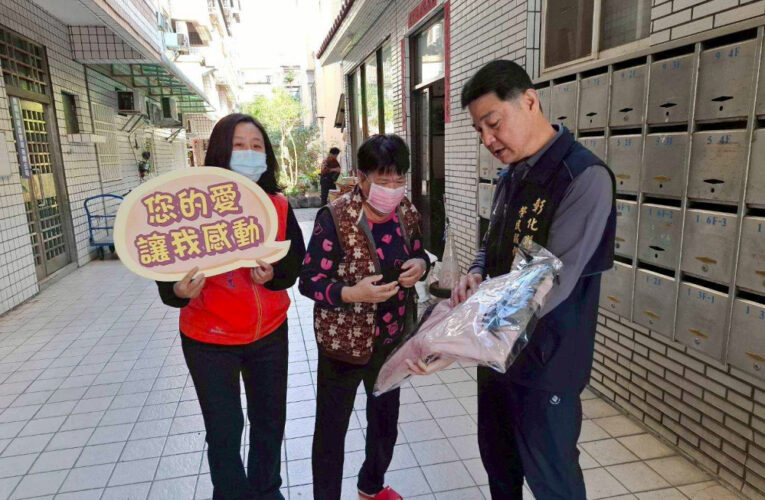 天冷急凍 彰化榮服處贈禦寒外套 溫馨送愛榮民眷