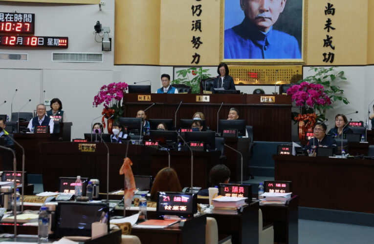 臺南市議會拼本次臨時會完成明年度總預算審查，大會變更議程18、19日續審