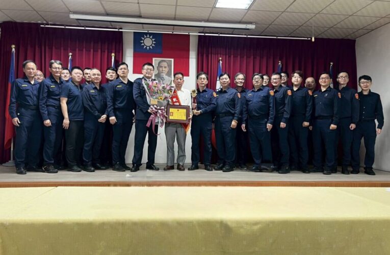 霧峰警友辦事處主任戴儲賢  榮獲「114年全國好人好事代表暨八德獎」　員警同感榮耀