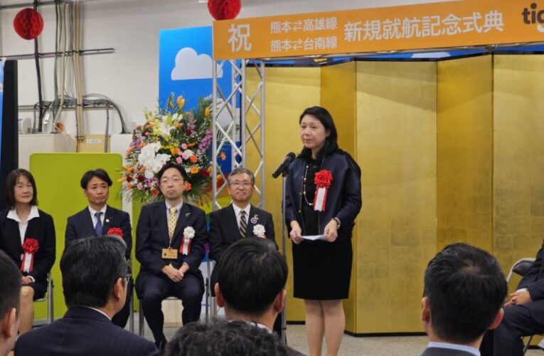 南部民眾去日本更方便！台灣虎航今開航高雄-熊本、台南-熊本航線