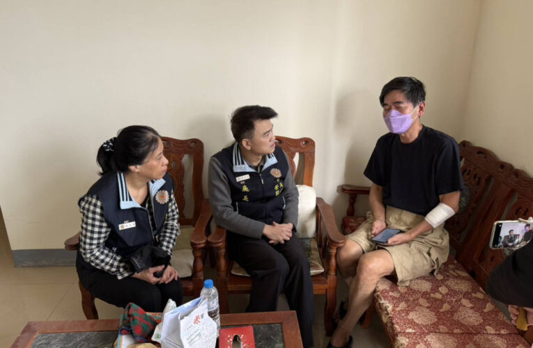 關懷火災受損榮民生活重建 澎湖榮服處親送急難救助金