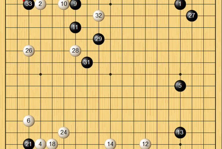 暗度陳倉-圍棋棋局欣賞（黑白子/觀戰）