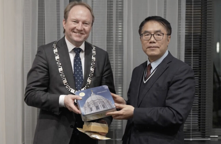 台南市長黃偉哲訪荷蘭友誼市阿梅爾市 以歷史情誼開展台荷科技新篇