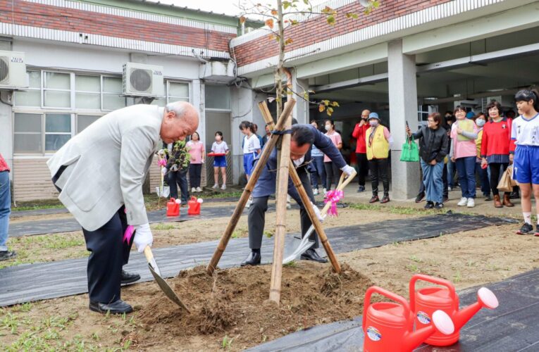 嘉義縣頂六國小歡慶90週年校慶　植樹活動傳承教育永續