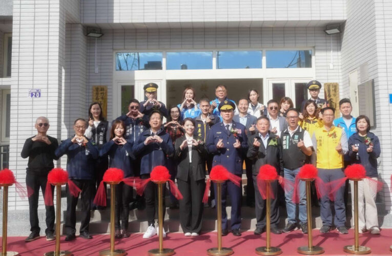 提升城市交安執勤效能　竹市交通警察隊新建辦公廳舍落成