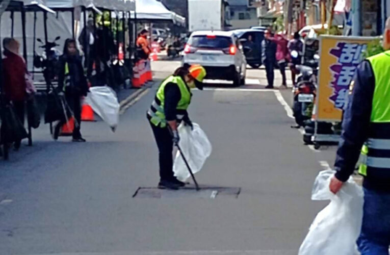 桃市府跨局處清整 展現富岡「潔淨小鎮」新亮點