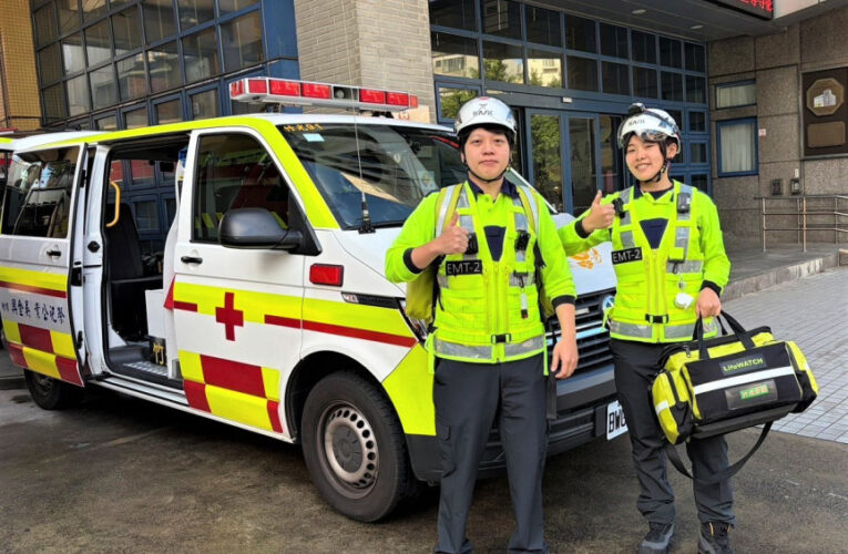 關鍵時刻、守護生命      竹市消防員及家屬成功救援失去生命徵象患者