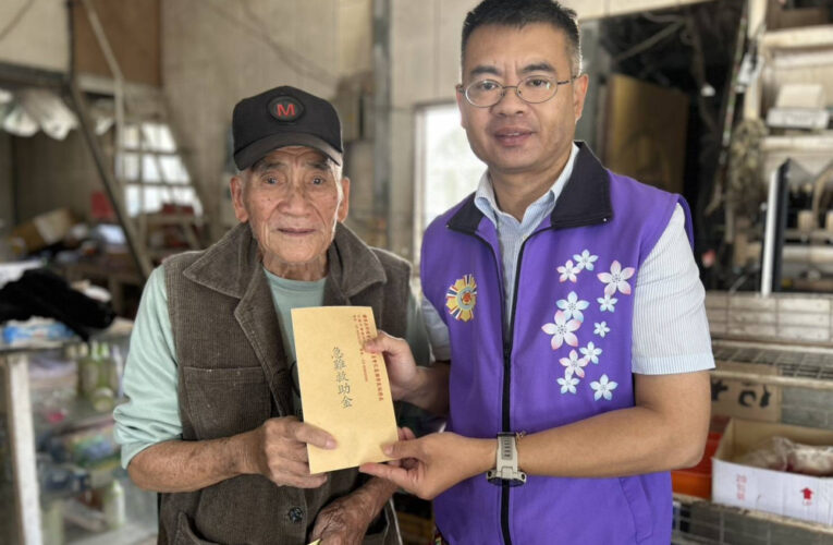 花蓮榮服處感謝各界愛心 捐助關懷0923光復受災退除役官兵眷屬