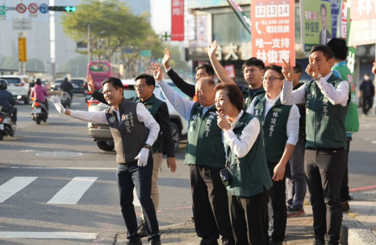 「桶箍精神」凝聚力量 立法委員林俊憲爭取台南市長提名 貼近市民拉票