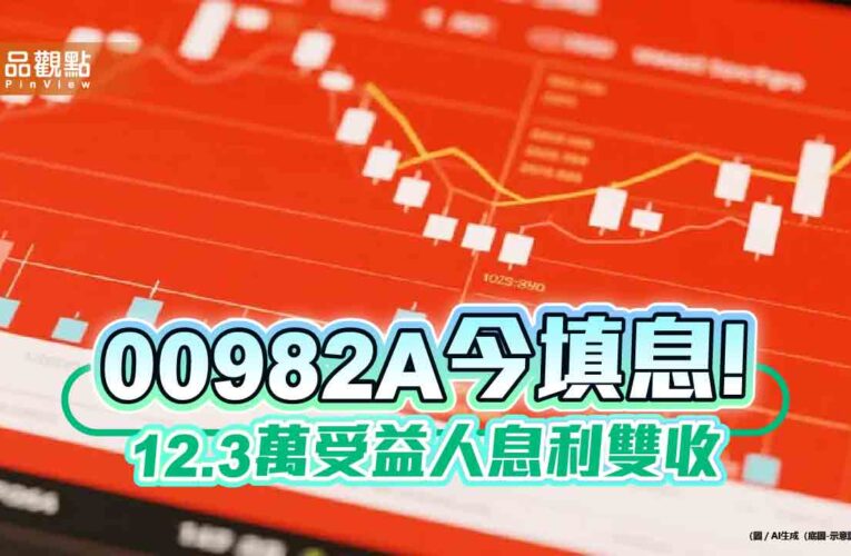 群益00982A填息囉　掛牌以來含息報酬率近50%