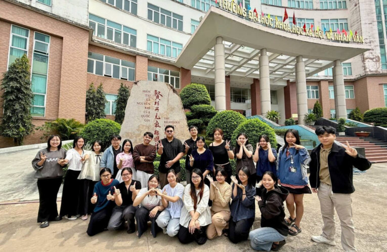 金大學生赴越胡志明市國家大學圓滿教學實習