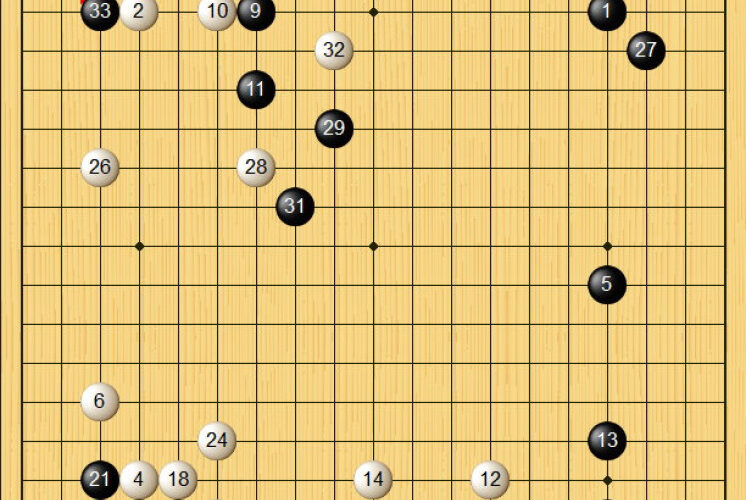 瓮中捉鱉-圍棋棋局欣賞（黑白子/觀戰）