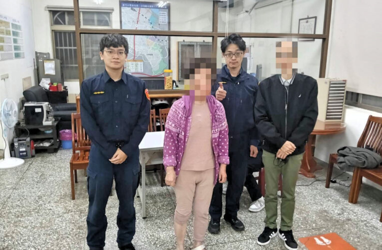 失智老人迷失在外　竹市警二分局跨轄協尋成功救援走失長者