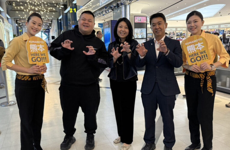 許智傑搭台灣虎航熊本首航班機　推動「台積電鐵三角」城市外交