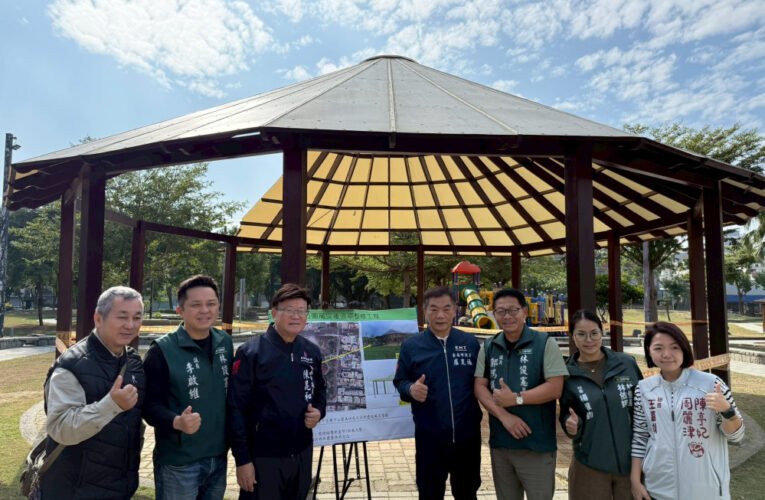 臺南市議會工務委員會勘查慶平公園涼亭修繕及臺南高院新建辦公廳室工程
