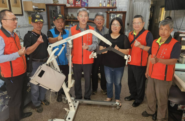 公私協力展愛！慈濟致贈移位機助脊髓傷榮民安心復健