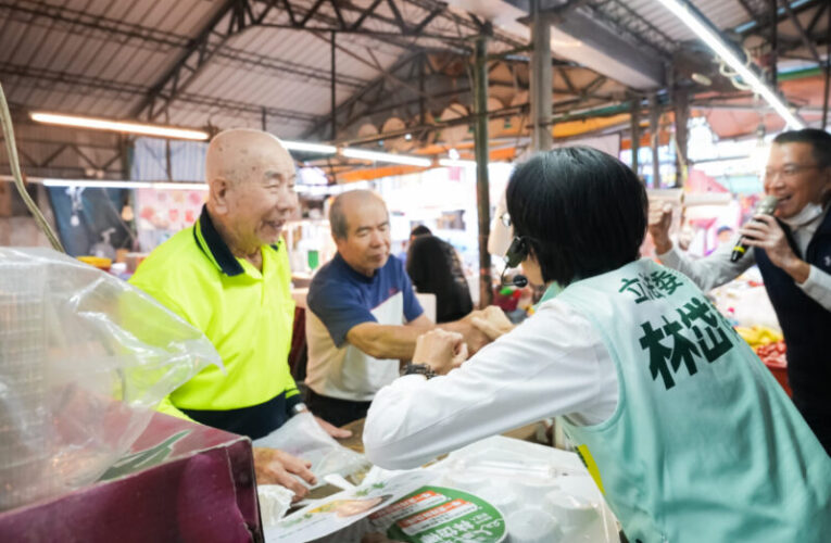 貼近生活、從市場出發 林岱樺走入大苓市場迎跨年