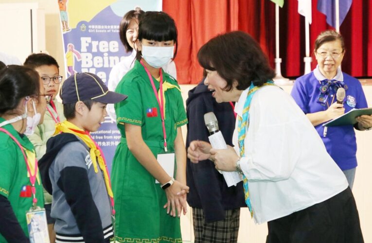 女孩自信向前行　嘉義市女童軍領袖營培養未來女性領袖