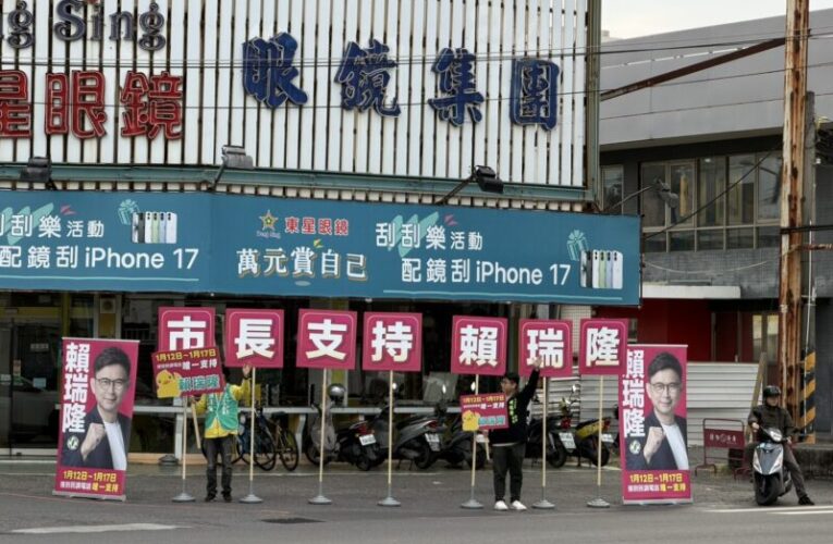 11區大串連站路口力挺賴瑞隆 展現團結一心氣勢 並肩邁向最後一哩路