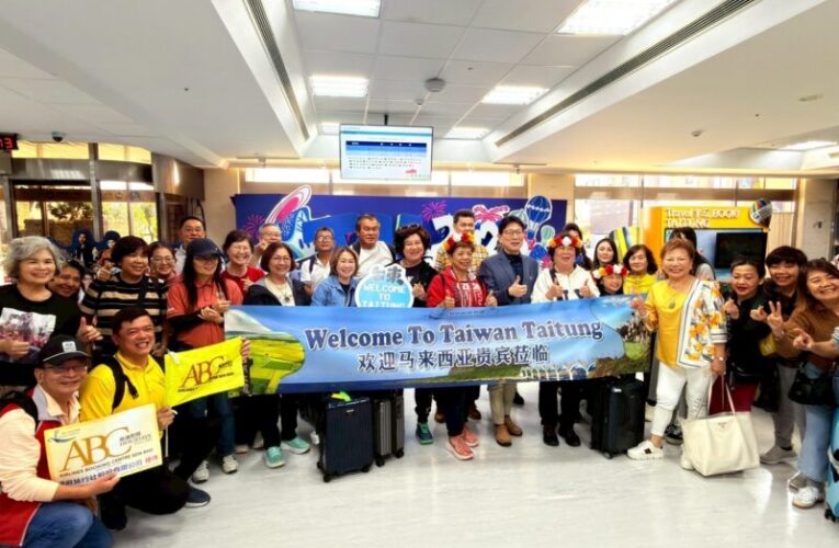 馬來西亞包機首航臺東 156名國際旅客將參與跨年晚會