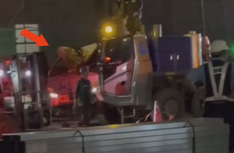 楠梓台積電廠工地吊掛傳意外！太空包墜落砸毀吊車 南科勒令停工稽查