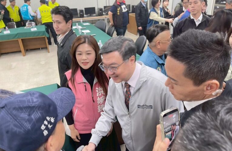 卓榮泰視察北市魚果市場　洪婉臻促中央地方合力完善配套