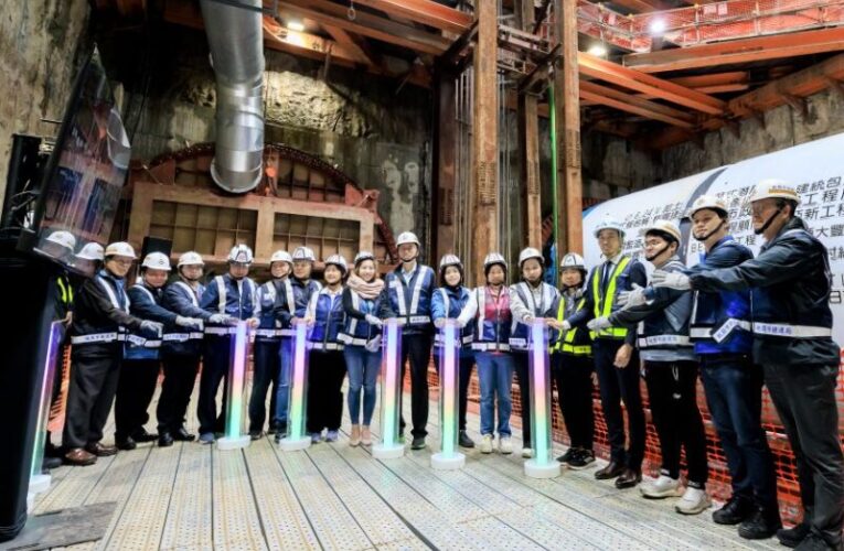 桃園捷運綠線單一道路7台潛盾機同時啟動　宛如地底「大軍齊發」