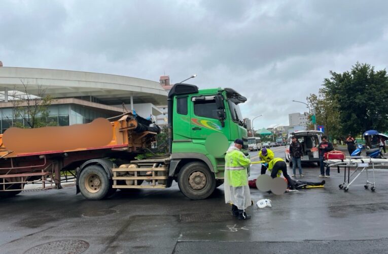 67歲義交執勤遭砂石車撞死  龜山分局：協助喪葬、申請補助