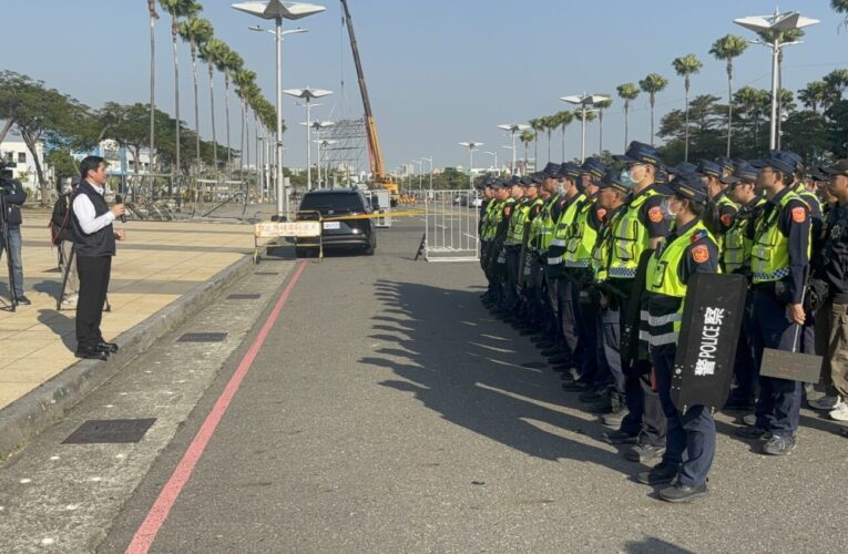 林炎田局長領軍「實戰演習」高市警1200人力築起跨年安全網