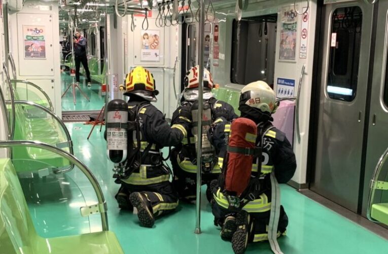 中捷模擬演練列車火災　強化應變機制及跨單位合作