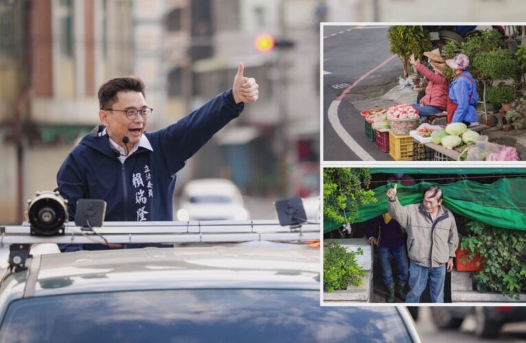 選戰暖身直攻基層 賴瑞隆市場掃街、車隊串聯北高雄 沿線基層加油聲不斷