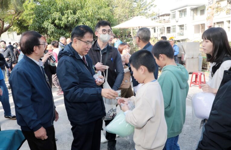 台南北區親子新亮點 市長黃偉哲開箱「北園公園—元寶樂園」特色遊戲場