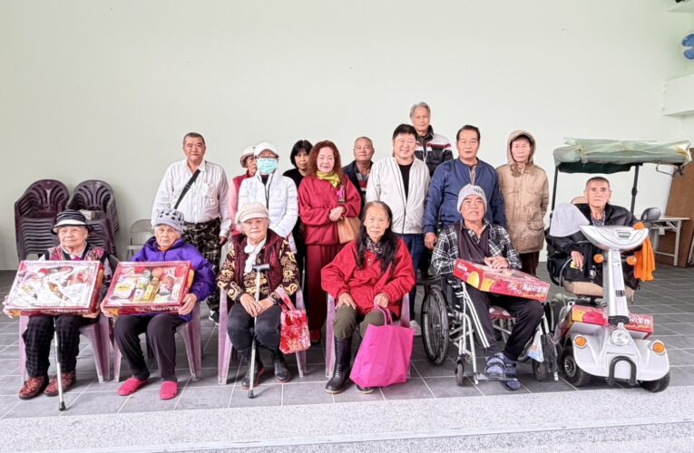 寒冬不孤單！張峻深入光復各村　為「獨居長者」送上年節溫暖