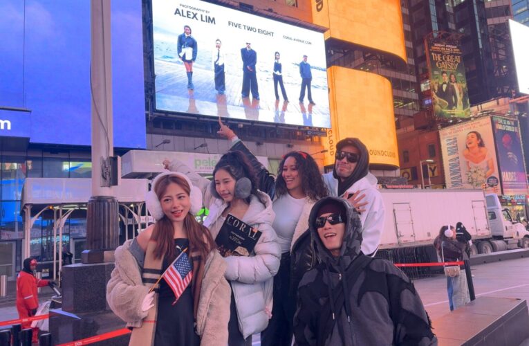 阿卡莎納療癒系天團「 FIVE TWO EIGHT 五二八」登上紐約國際時代廣場