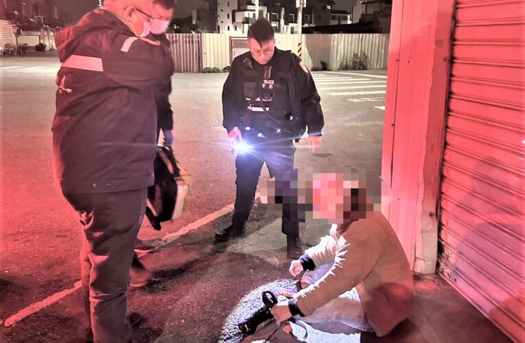 酒醉路倒街口　竹園警即時救護送醫