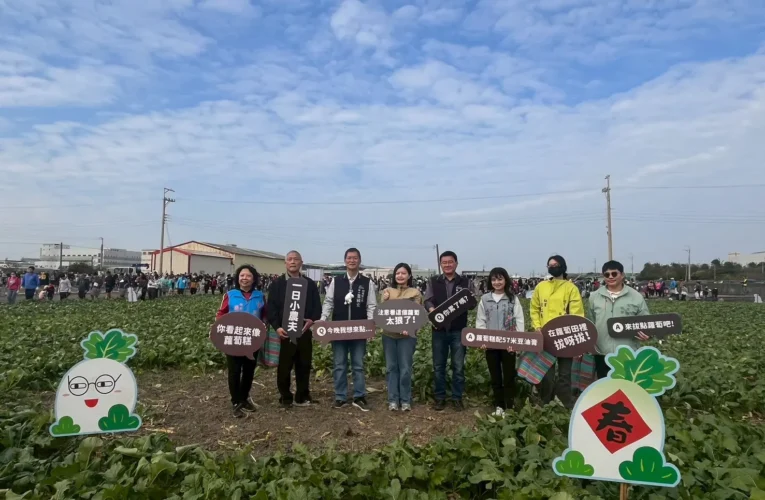 梧棲「57蘿蔔日」熱鬧登場　農趣拔蘿蔔迎新年、體驗在地農業文化