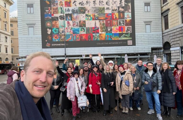 台灣藝術躍上國際舞台　「亞洲國際藝術協會」於羅馬 Expo Metro 展出