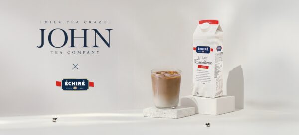 約翰紅茶攜手Échiré艾許推出聯名那堤 1/2起全台販售