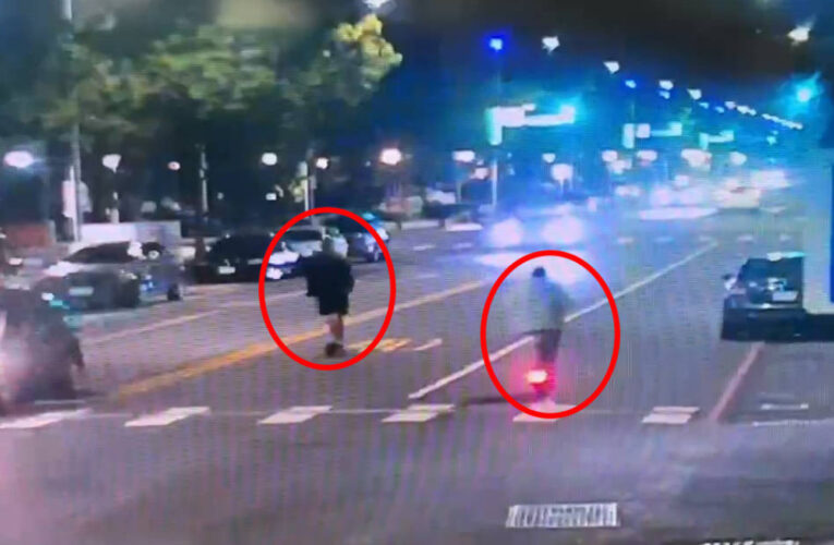 男子跨年嗨過頭!酒後騎電動滑板車上路遭鹽埕警送辦