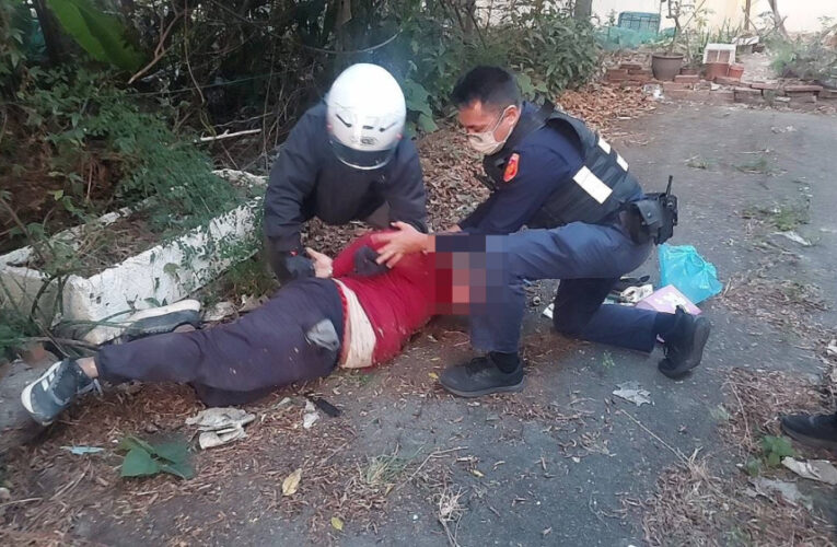 岡山警強勢執法   大貨車疑毒駕撞警15分鐘迅速壓制