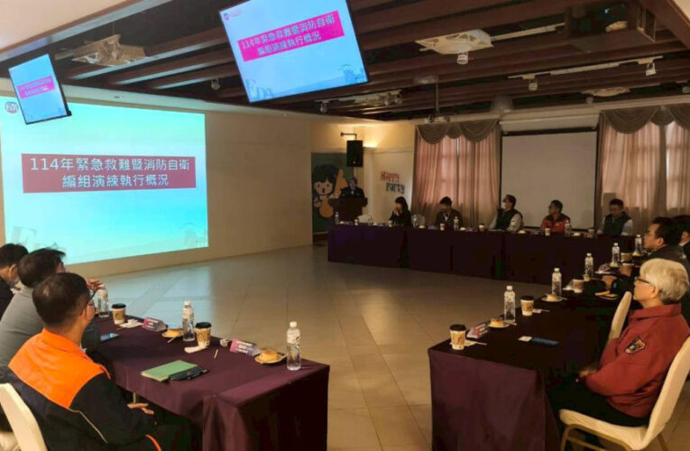 「雄」安心!高雄消防局春節前夕加強遊樂園消防安檢及防火管理督導