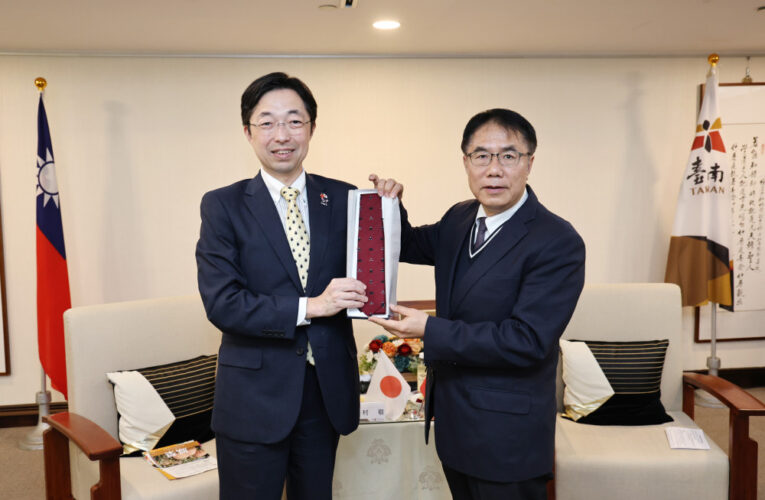 熊本縣知事首度訪台南 黃偉哲共譜直航後合作新篇