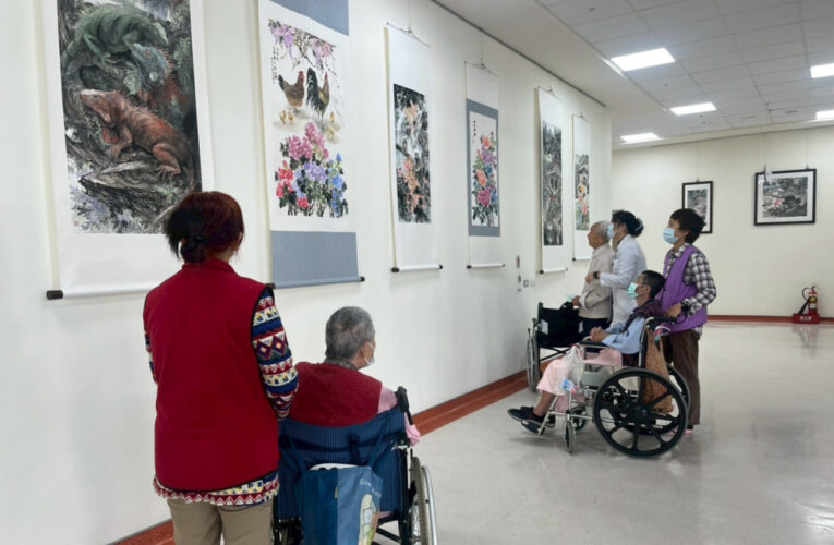 嘉義榮院護理之家茶香藝術交織  溫暖住民長輩日常