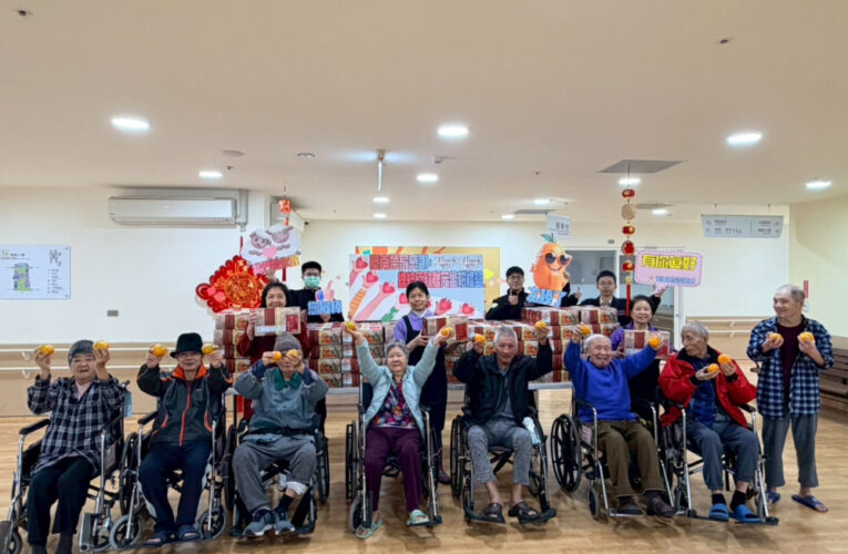 總統府暖心致贈茂谷柑 臺南榮家長輩「柑」謝賀歲祝福